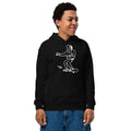 D.J. Domo Youth "Skater" Unisex Heavy Blend Hoodie Multi Color/White